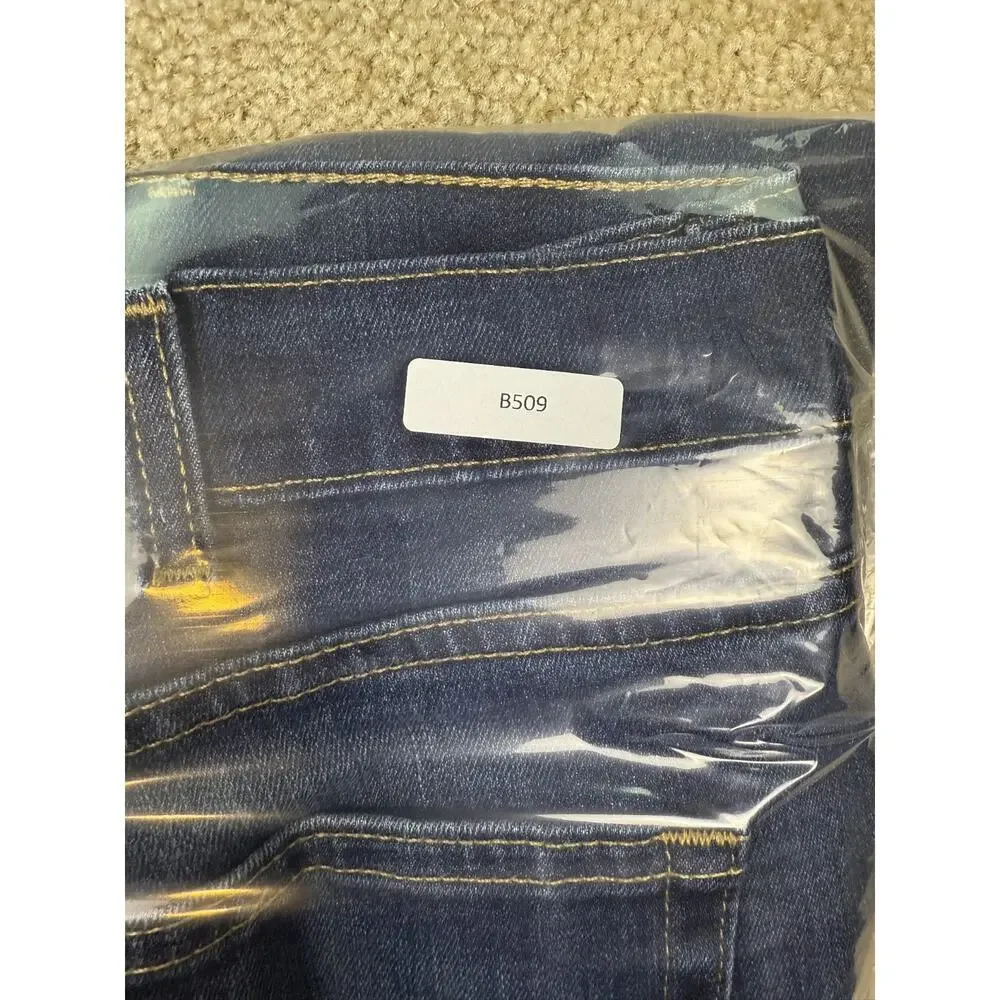Urban Pipeline Max Flex Slim Bermuda Short Men's Size 40 Blue Dark Wash B509